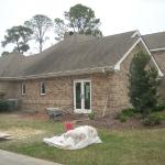 New entrance and windows have been installed