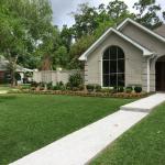 Front view of new courtyard.